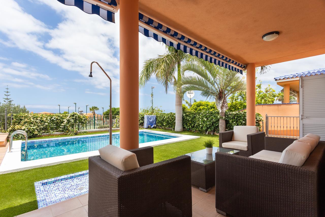 Maravillosa Villa De Lujo Con Piscina Privada Puerto de Santiago  Bagian luar foto