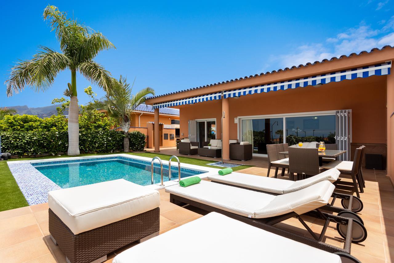 Maravillosa Villa De Lujo Con Piscina Privada Puerto de Santiago  Bagian luar foto